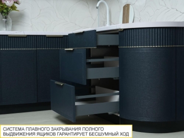 Напольный шкаф 3 ящика с системой плавного закрывания Витра Флоренция 108.90