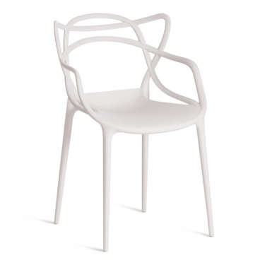 Стул Tetchair Cat Chair mod. 028 пластик, 53 x 59 x 82,5 см, белый White C0057