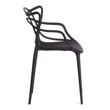 Стул Tetchair Cat Chair mod. 028 пластик, 53 x 59 x 82,5 см, черный Black 3010