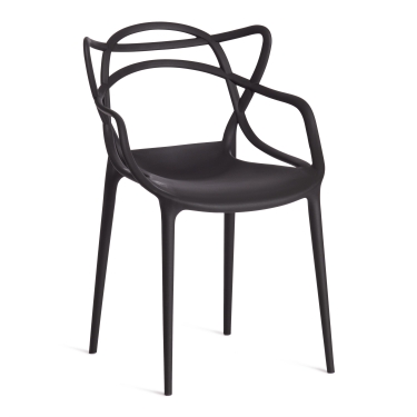 Стул Tetchair Cat Chair mod. 028 пластик, 53 x 59 x 82,5 см, черный Black 3010