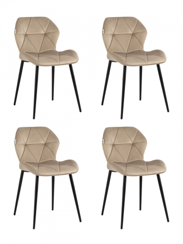Стул Stool Group Эдвин велюр капучино 4 шт