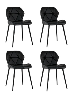 Стул Stool Group Эдвин экокожа черный 4 шт