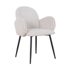 Стул обеденный Stool Group Wave Stripes букле светло-серый