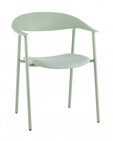 Стул Stool Group Eila с подушкой пластик зеленый