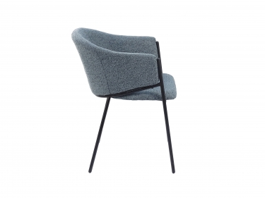 Стул обеденный Stool Group Carmel букле голубой