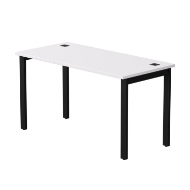 Стол прямой на металлокаркасе, опоры 45 гр Everprof Everprof EVO 254S003 Белый Черный