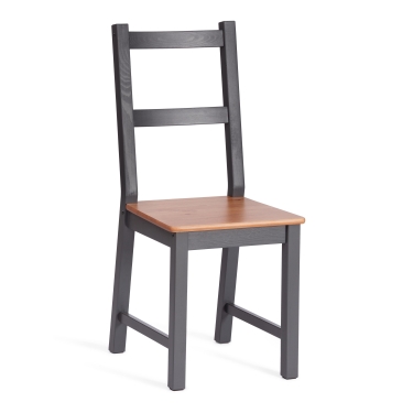 Стул Tetchair Соната / Sonata chair массив сосны, 41х50х95 см, антик /графит