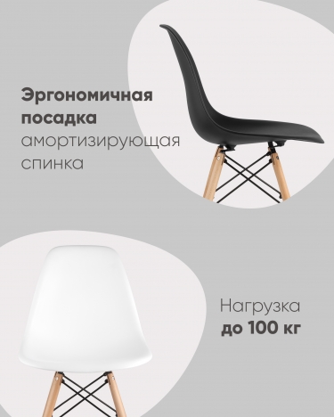 Стул Stool Group Eames Style DSW зеленый 4 шт. комплект разборный каркас
