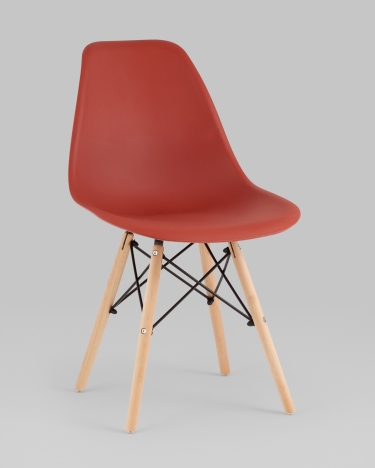 Стул Stool Group Eames Style DSW терракотовый 4 шт. комплект разборный каркас