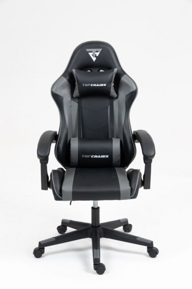 Кресло спортивное Stool Group TopChairs Commander черно-серый