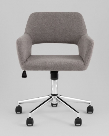 Стул офисный Stool Group ROSS рогожка темно-серый