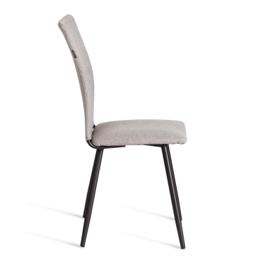 Стул обеденный Tetchair La Rousse NEW, ткань рогожка, серый/черный, 3M 16/2, 45x55x93 см
