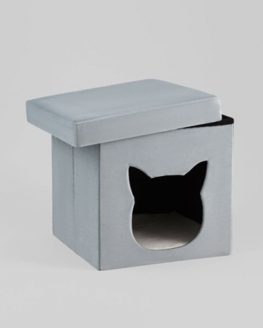 Пуф складной с ящиком Stool Group Store Pet бирюзовый