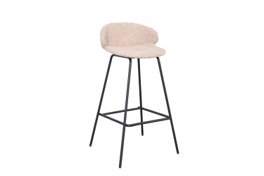 Стул барный Stool Group Nita букле кофейный