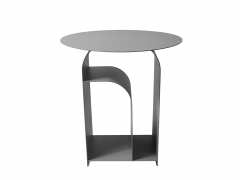 Журнальный столик Stool Group Arwel металл темно-серый