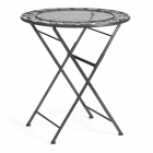 Стол Tetchair Patio PL08-11139 стальной сплав, черный, 70х75 см