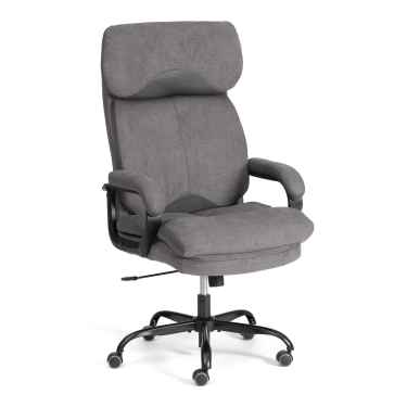 Кресло руководителя Tetchair Duke metal BL ткань, серый, KUB 05/TW-12