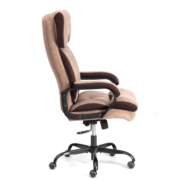 Кресло руководителя Tetchair Duke metal BL ткань, светло-коричневый, KUB 03/TW-24