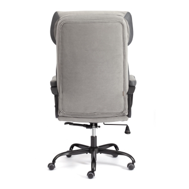 Кресло руководителя Tetchair Duke metal BL велюр, серый, 29/TW-12
