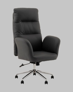 Кресло руководителя Stool Group TopChairs Solid серый