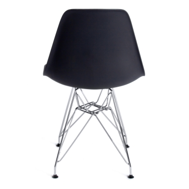 Стул Tetchair CINDY IRON CHAIR EAMES mod. 002 / 1 шт. в упаковке металл, пластик, 51x46x82,5, черный