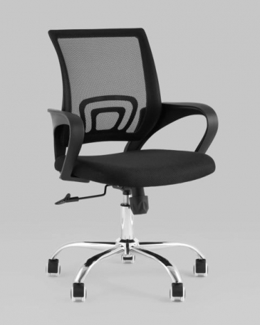 Кресло офисное Stool Group TopChairs Simple New черный спинка сетка