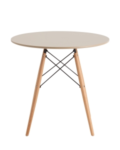 Стол Stool Group Eames DSW NEW D80 бежевый