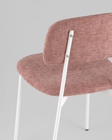 Стул Stool Group Chao розовый белые ножки 4 шт.
