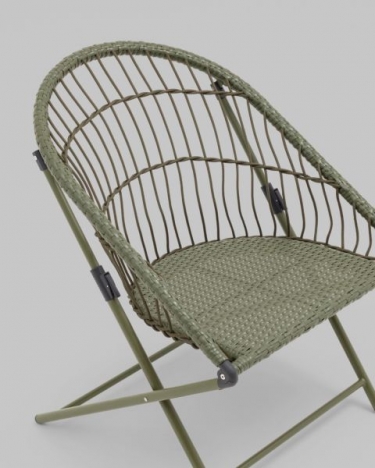 Комплект складной мебели для сада Stool Group Soley зеленый