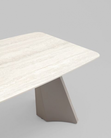 Стол обеденный Stool Group Eliora 160-24090 серая керамика