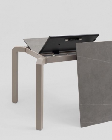 Стол обеденный Stool Group Varden раскладной 180-24090 см керамика темно-серый