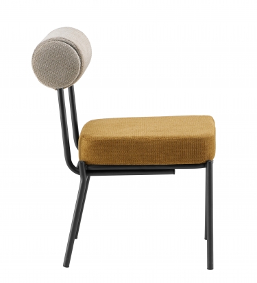 Стул обеденный Stool Group Ponpoun бежевый терракотовый