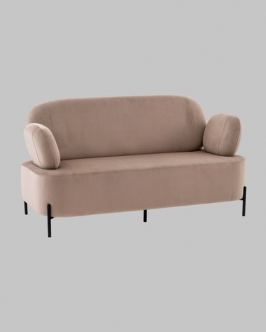 Диван Stool Group Кэнди велюр светло-серый