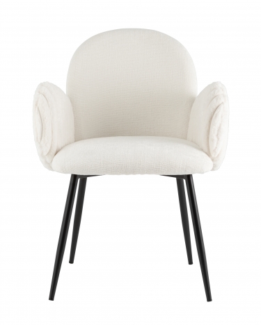 Стул обеденный Stool Group Wave Stripes NEW букле белый