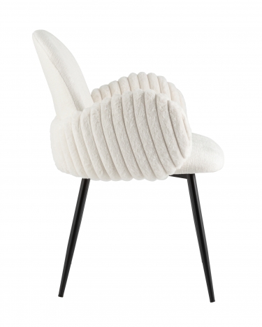 Стул обеденный Stool Group Wave Stripes NEW букле белый