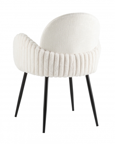 Стул обеденный Stool Group Wave Stripes NEW букле белый