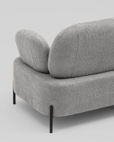 Диван Stool Group Кэнди ткань букле светло-серый