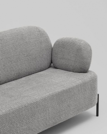 Диван Stool Group Кэнди ткань букле светло-серый