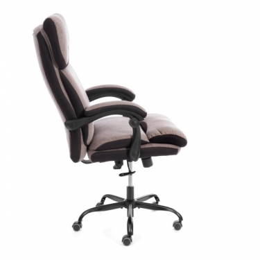 Кресло Tetchair Chief metalBL ткань, светло-коричневый, KUB 03/TW-24