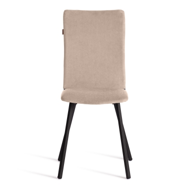 Стул обеденный Tetchair La Rousse 2 шт. в упаковке NEW, велюр, бежевый/черный, 7, 45х55х93 см