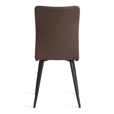 Стул обеденный Tetchair La Rousse NEW, ткань рогожка, коричневый/черный, 3М7-147, 45x55x93 см