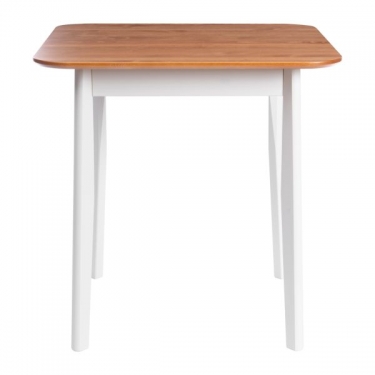 Стол Tetchair Соната Люкс/ Sonata Lux table, 75х75х73 см массив сосны, антик/белый, 75х75х73 см