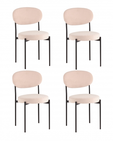 Стул Stool Group Бриф DD велюр бежевый 4 шт.