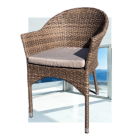 Плетеное кресло Афина-мебель AFM-353CL Beige + подушка