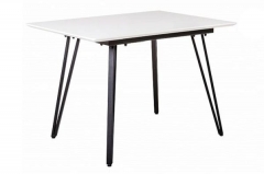 Стол R-home Диего 860860 белый со скосом