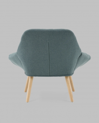 Кресло Stool Group Олби Квадро зеленый