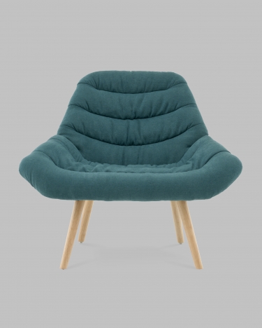 Кресло Stool Group Олби Страйпс темно-бирюзовый