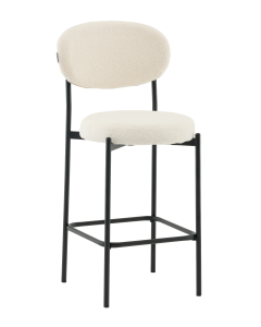 Стул полубарный Stool Group Бриф DD ПБ букле молочный