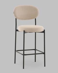 Стул Полубарный Stool Group Бриф DD ПБ велюр бежевый