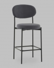 Стул Полубарный Stool Group Бриф DD ПБ велюр темно-серый